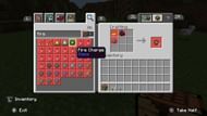 Fire Charges can be loaded into dispensers or used by the player to create fire on demand. Image via Minecraft.